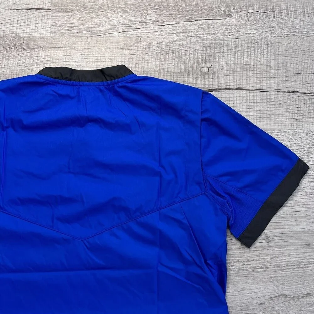 Nike NWT Softball Windbreaker Short Sleeve Women's Small‎ Blue $60 Athletic Top